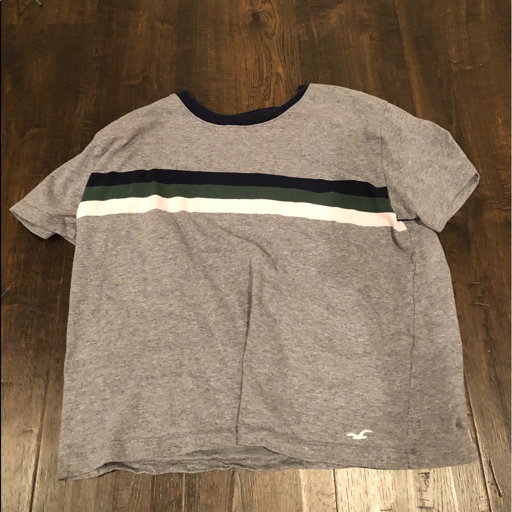 Hollister 3 striped tee